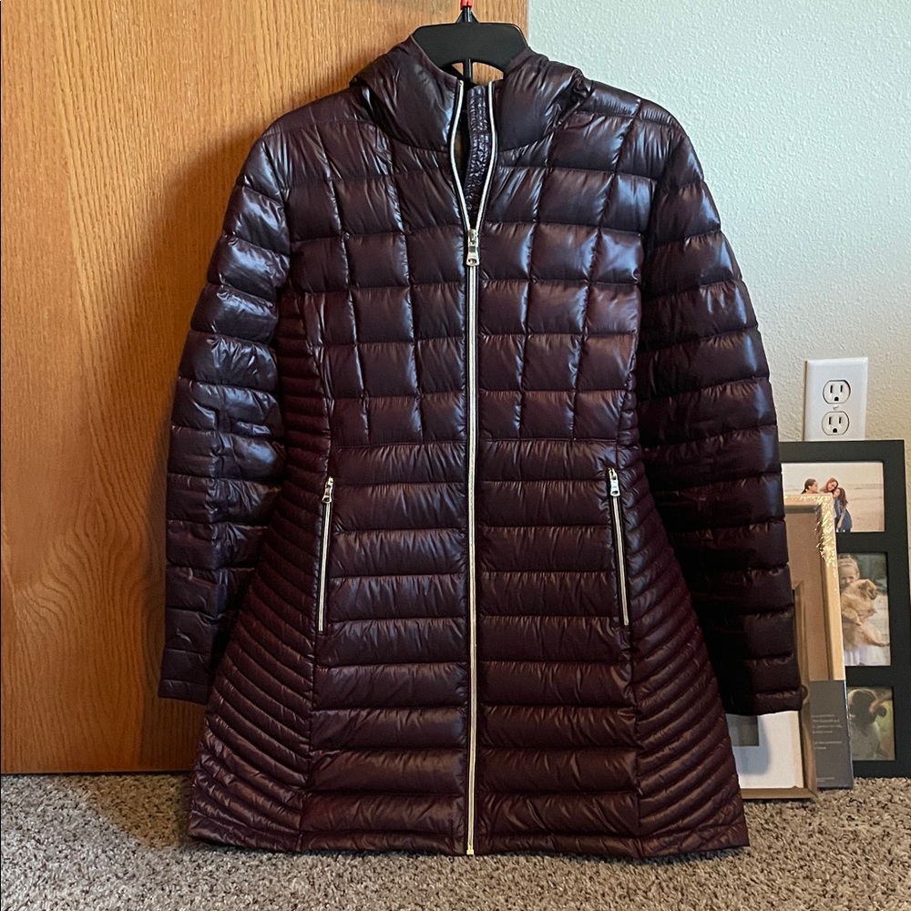 Calvin Klein Women's Puffer Jacket - Dark Purple